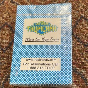 Tropicana Collectable Unopened Playing Cards
